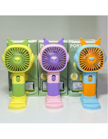Şarjlı El Fanı Vantilatör – 3 Kademeli Taşınabilir Mini Fan
