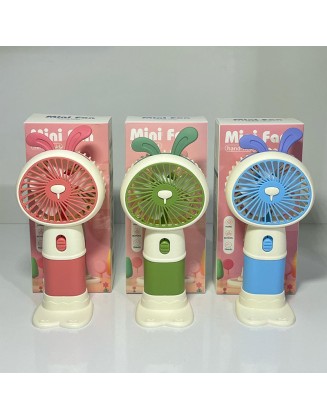 Şarjlı El Fanı Vantilatör – 3 Kademeli Taşınabilir Mini Fan