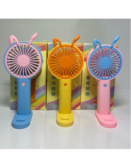 Şarjlı El Fanı Vantilatör – 3 Kademeli Taşınabilir Mini Fan