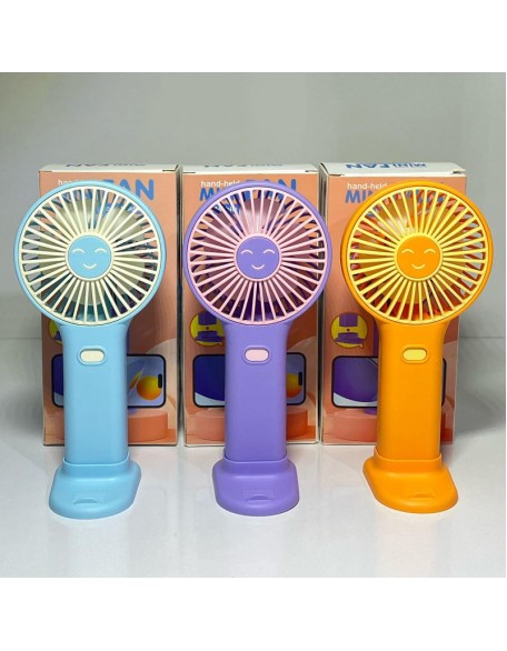 Şarjlı El Fanı Vantilatör – 3 Kademeli Taşınabilir Mini Fan