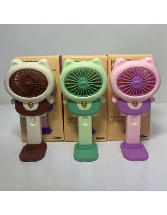 Şarjlı El Fanı Vantilatör – 3 Kademeli Taşınabilir Mini Fan