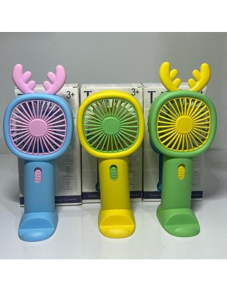 Şarjlı El Fanı Vantilatör – 3 Kademeli Taşınabilir Mini Fan