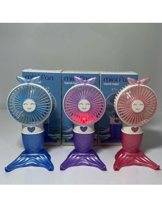 Şarjlı El Fanı Vantilatör – 3 Kademeli Taşınabilir Mini Fan