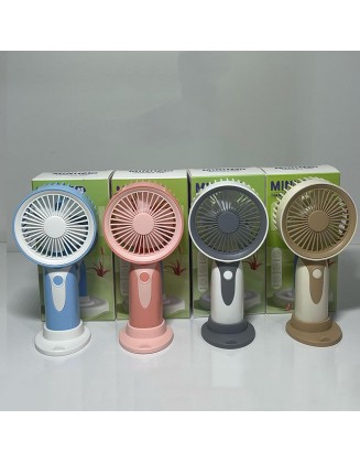 Şarjlı El Fanı Vantilatör – 3 Kademeli Taşınabilir Mini Fan