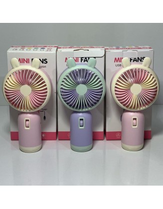 Şarjlı El Fanı Vantilatör – 3 Kademeli Taşınabilir Mini Fan