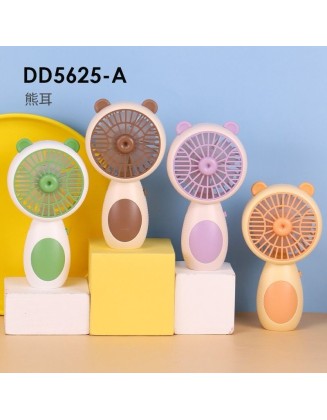 Ayı Kulaklı Taşınabilir Mini Fan – Sessiz ve Şarjlı El Tipi Vantilatör