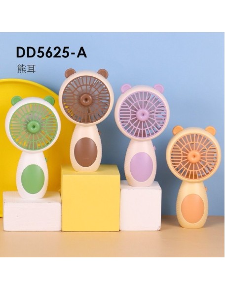Ayı Kulaklı Taşınabilir Mini Fan – Sessiz ve Şarjlı El Tipi Vantilatör